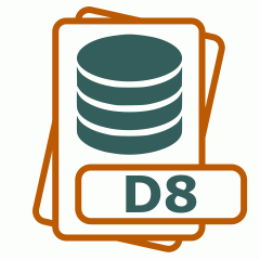 Symbol der D8-Datei