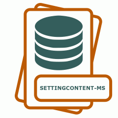 Symbol der SETTINGCONTENT-MS-Datei