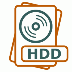 Symbol der HDD-Datei