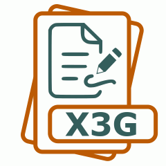 Symbol der X3G-Datei