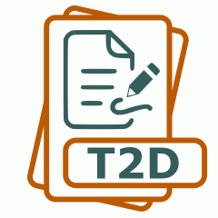 Symbol der T2D-Datei