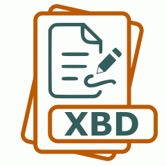 Symbol der XBD-Datei