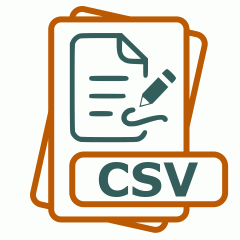 Symbol der CSV-Datei