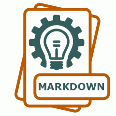 Symbol der MARKDOWN-Datei