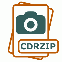 Symbol der CDRZIP-Datei