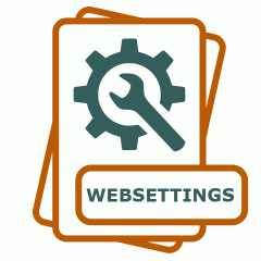 Symbol der WEBSETTINGS-Datei
