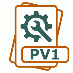 Symbol der PV1-Datei