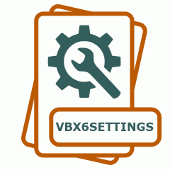 Symbol der VBX6SETTINGS-Datei