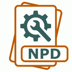 Symbol der NPD-Datei