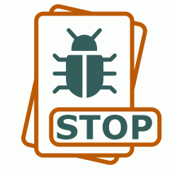 Symbol der STOP-Datei