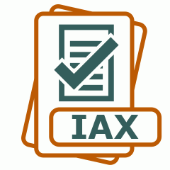 Symbol der IAX-Datei
