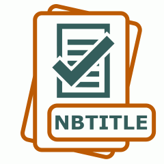 Symbol der NBTITLE-Datei