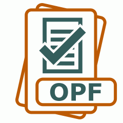 Symbol der OPF-Datei