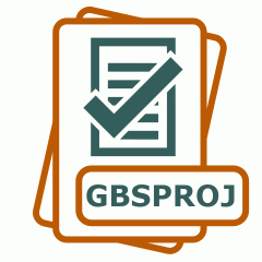 Symbol der GBSPROJ-Datei