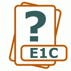 Symbol der E1C-Datei