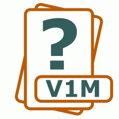 Symbol der V1M-Datei