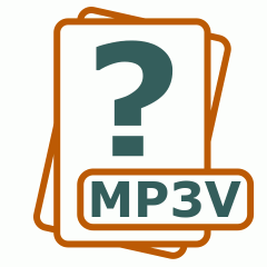 Symbol der MP3V-Datei